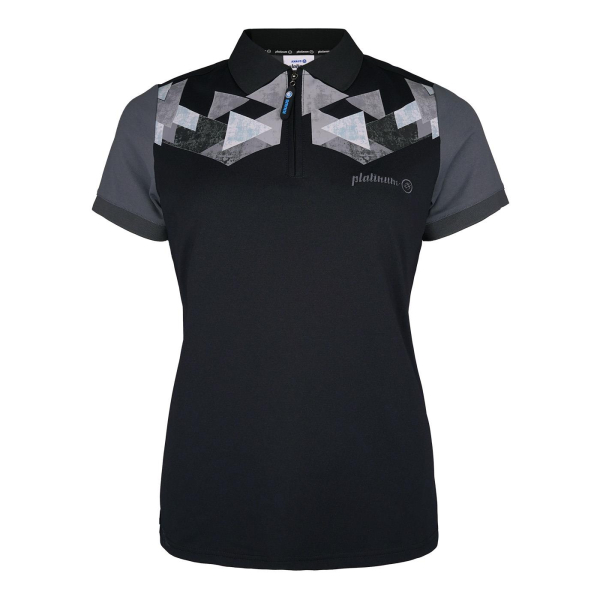 Damen Polo-Shirt Platinum