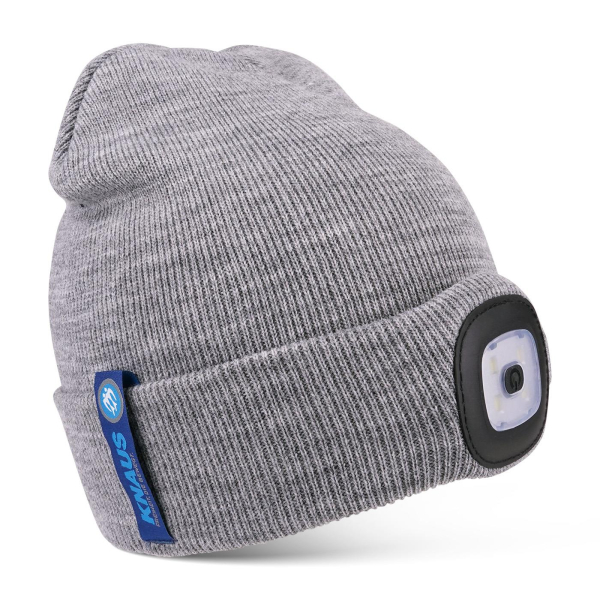 Strickmütze mit LED-Lampe